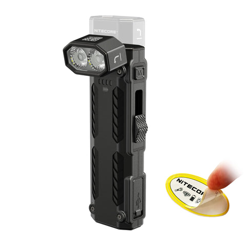 Nitecore EDC09 with 1600-lumen beam for versatile day or night visibility.