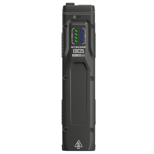 Nitecore EDC25 slim flat profile ideal for pocket carry.
