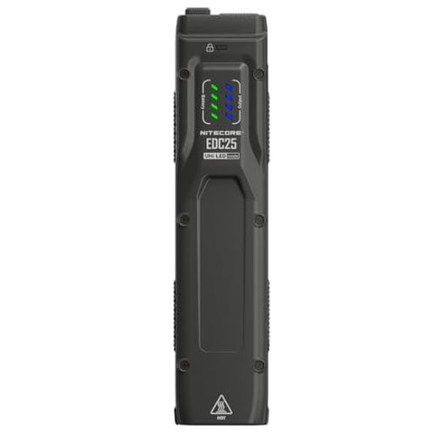 Nitecore EDC25 slim flat profile ideal for pocket carry.