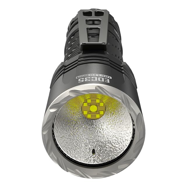 Nitecore EDC35 USB-C recharge port enables quick recharging.