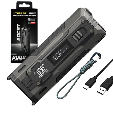 Nitecore EDC37 compact-durability ideal for daily carry and rugged outdoor tasks