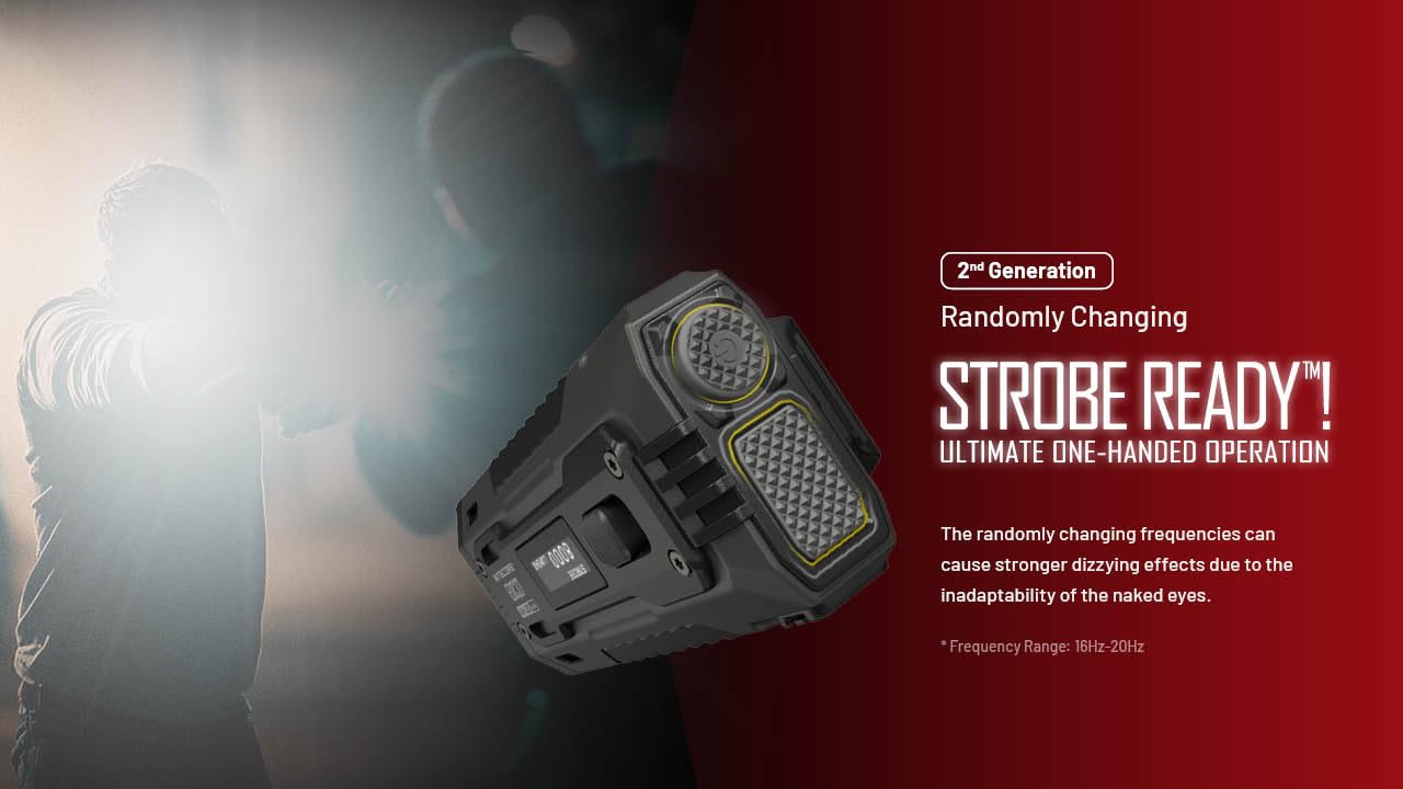 Nitecore EDC37 USB-C recharge port enables fast, cable-free topping up
