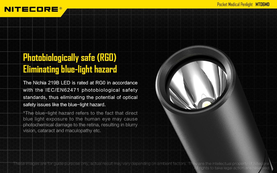Nitecore MT06MD battery compartment focus for quick AAA replacement