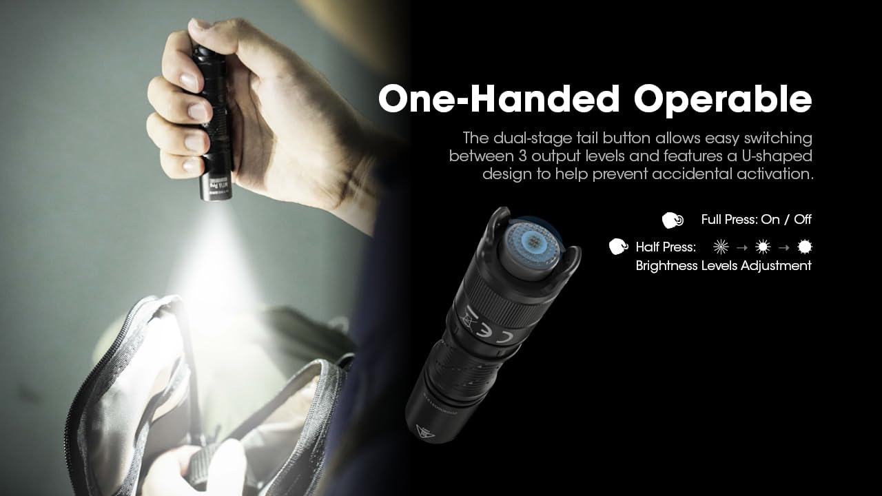 Nitecore MT1A Pro includes charging cable and accessories for ready use.