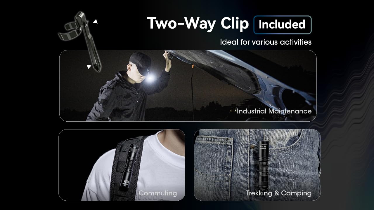 Nitecore MT1A Pro lanyard keeps the light accessible.