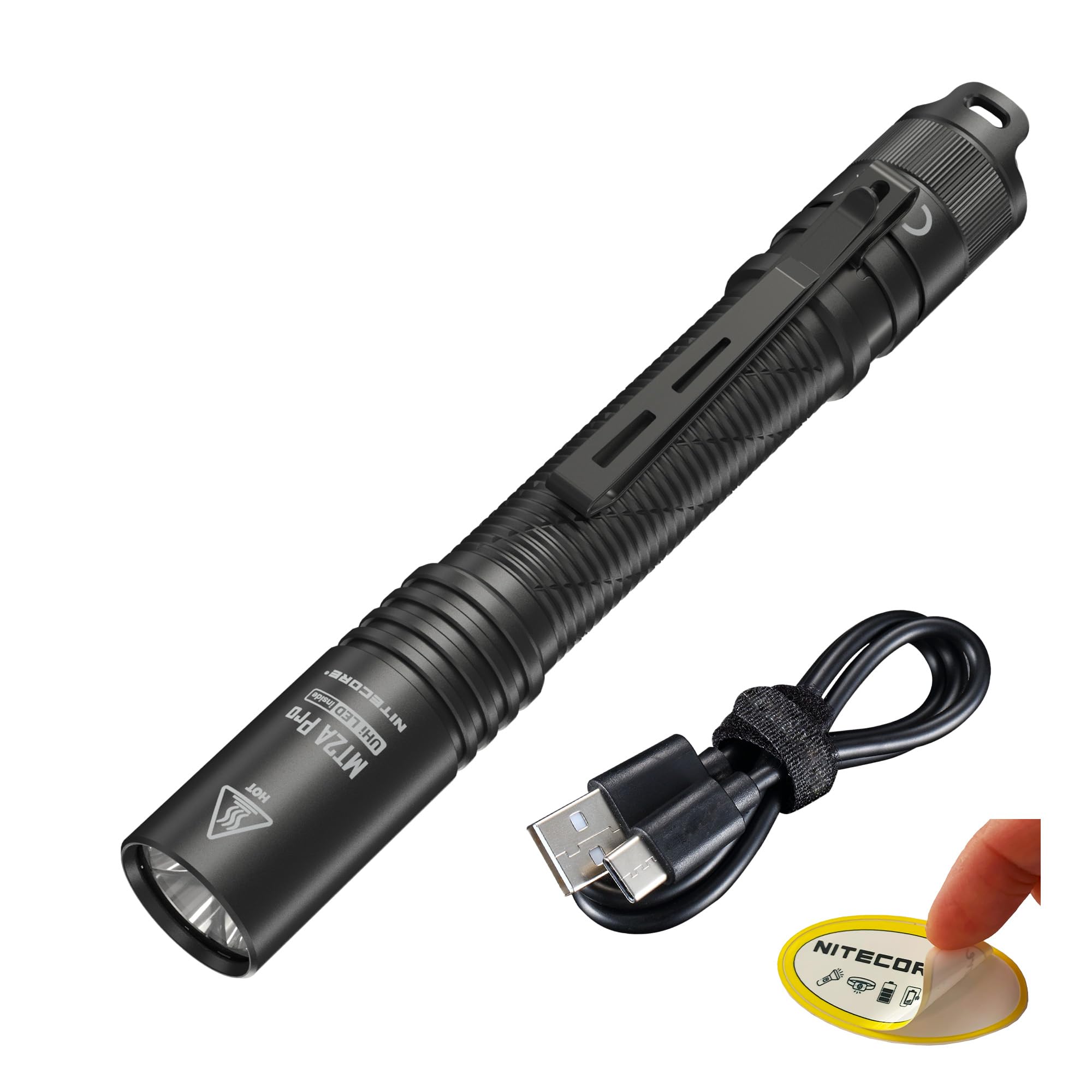Nitecore MT2A Pro compact flashlight for easy everyday carry.
