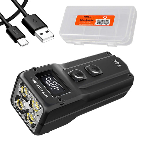Nitecore T4K turbo beam for bright outdoor tasks