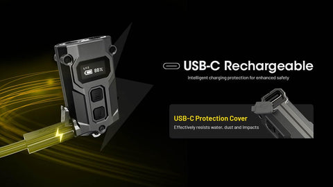 Nitecore TINI 3 pocket-ready design for daily use