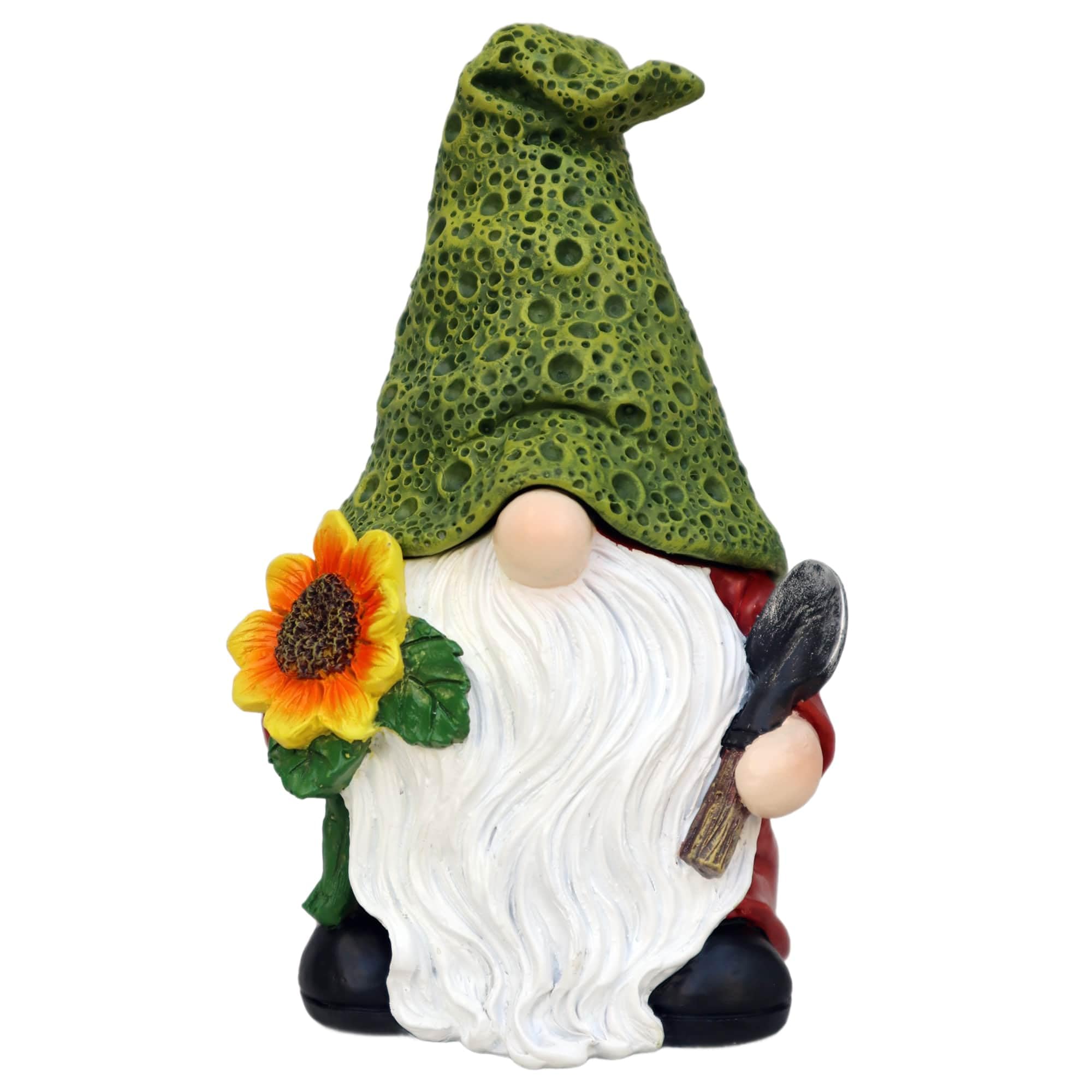 niwhydi Hide A Key Outside Gnome figurine provides discreet outdoor key storage for your garden.