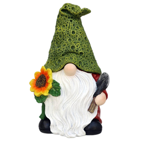 niwhydi Hide A Key Outside Gnome figurine provides discreet outdoor key storage for your garden.