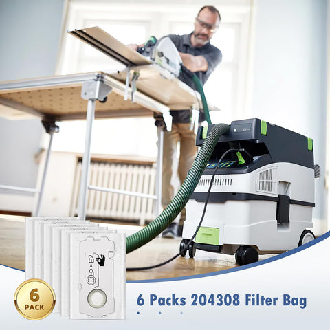 NIXOOT self-sealing ring for 204308 dust bag keeps dust contained.