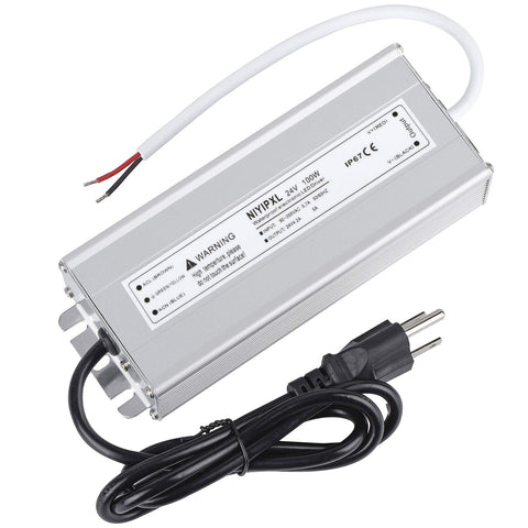 NIYIPXL LED Driver 24V output close-up for stable LED performance outdoors.