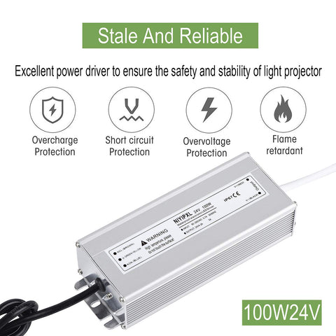 NIYIPXL LED Driver IP67 housing shown for rugged outdoor use.