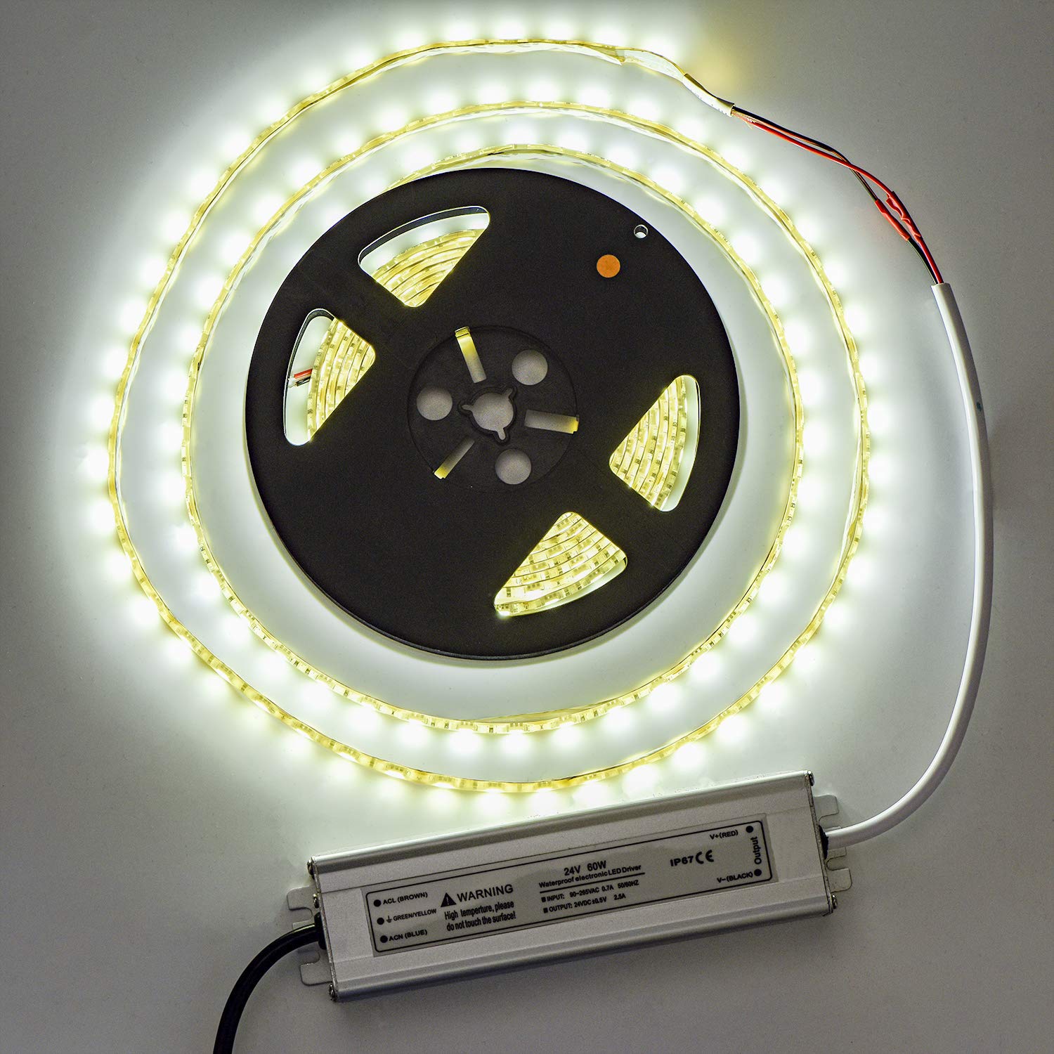 NIYIPXL LED Driver 3-prong plug for easy power hookup
