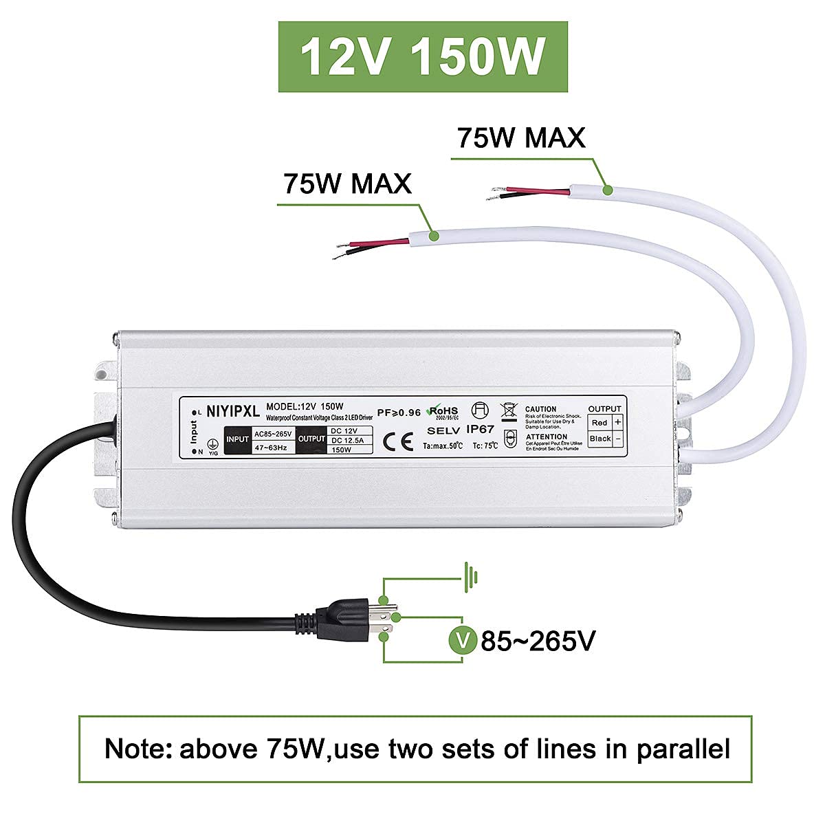 NIYIPXL protection features safeguard LEDs during outdoor or indoor use.