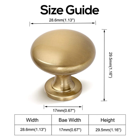 NIZADO brushed gold cabinet knob mounted on a drawer highlights premium hardware upgrade