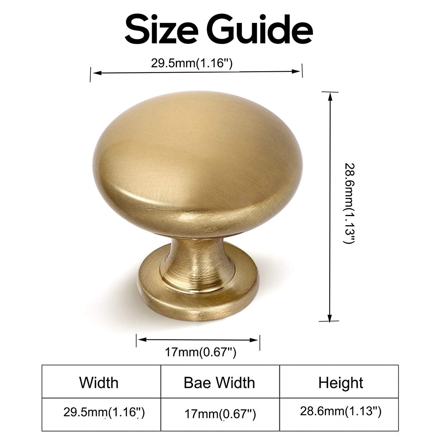 NIZADO solid-zinc-alloy knob detail showing robust construction