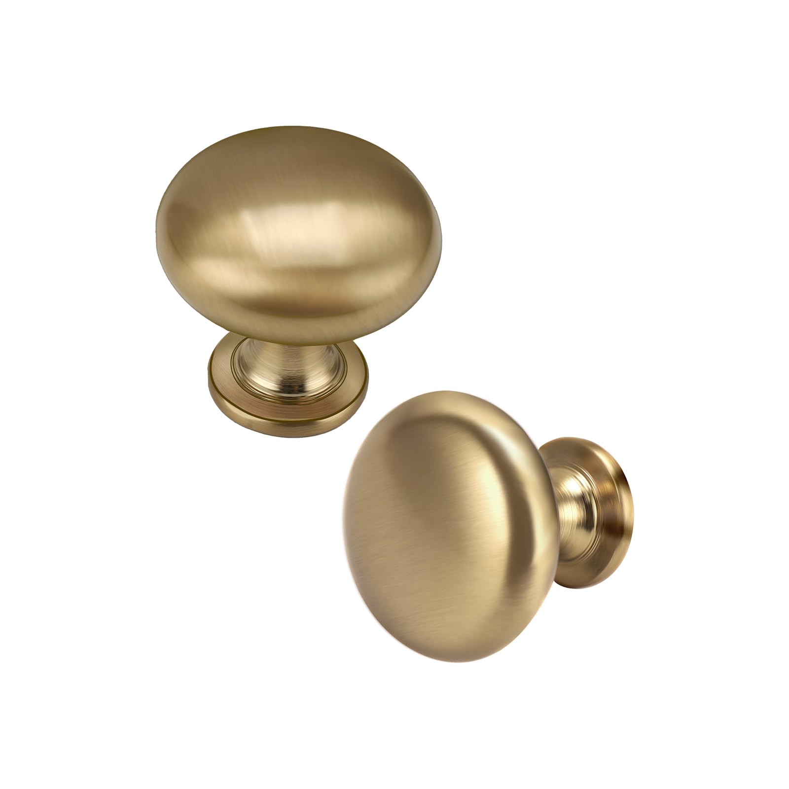 NIZADO warm gold drawer knob updates kitchen cabinets with durable elegance.