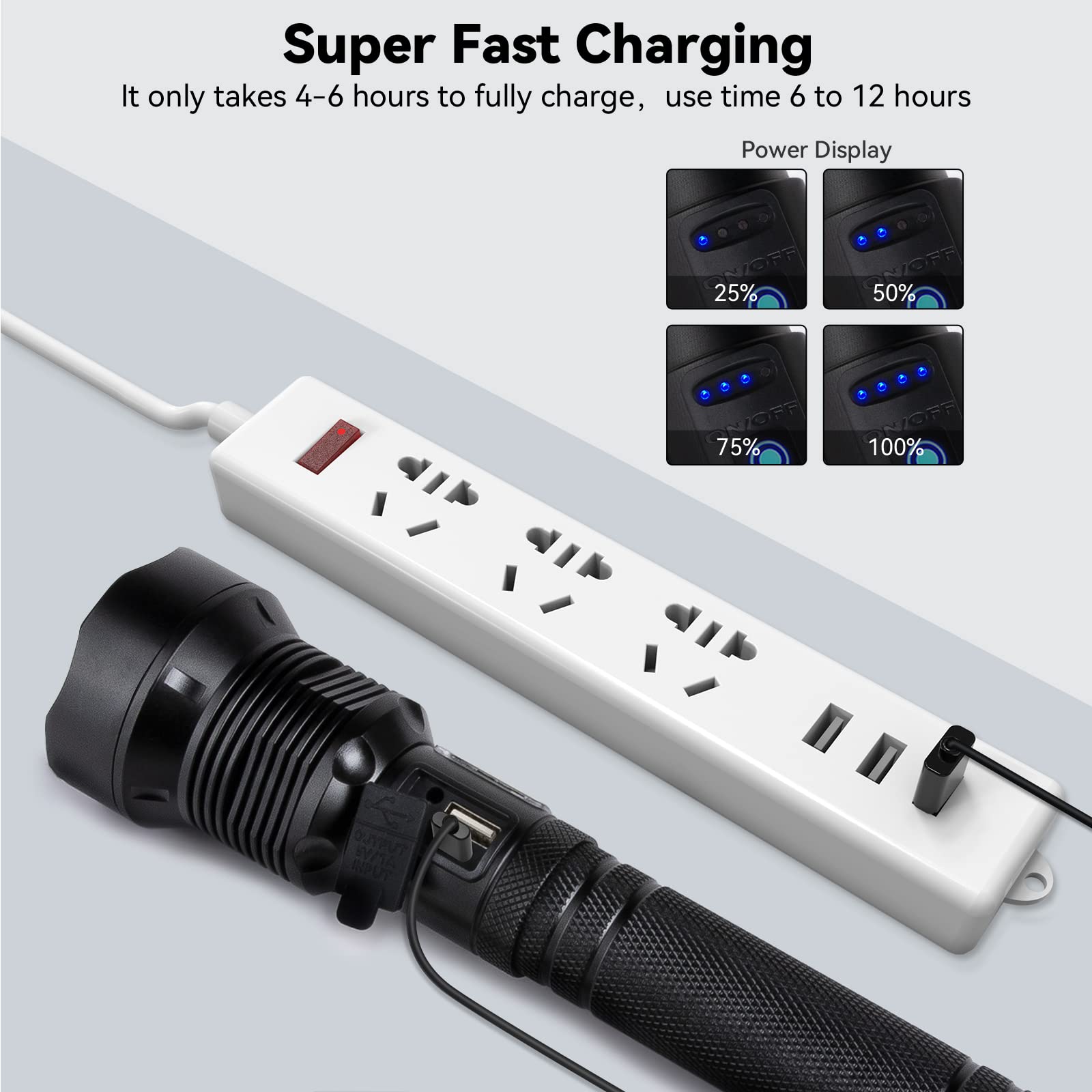 NJ FOREVER flashlight COB side light for camping tasks
