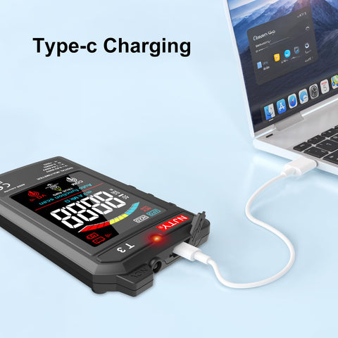 NJTY T3 NCV detection safely locates live wires without contact.