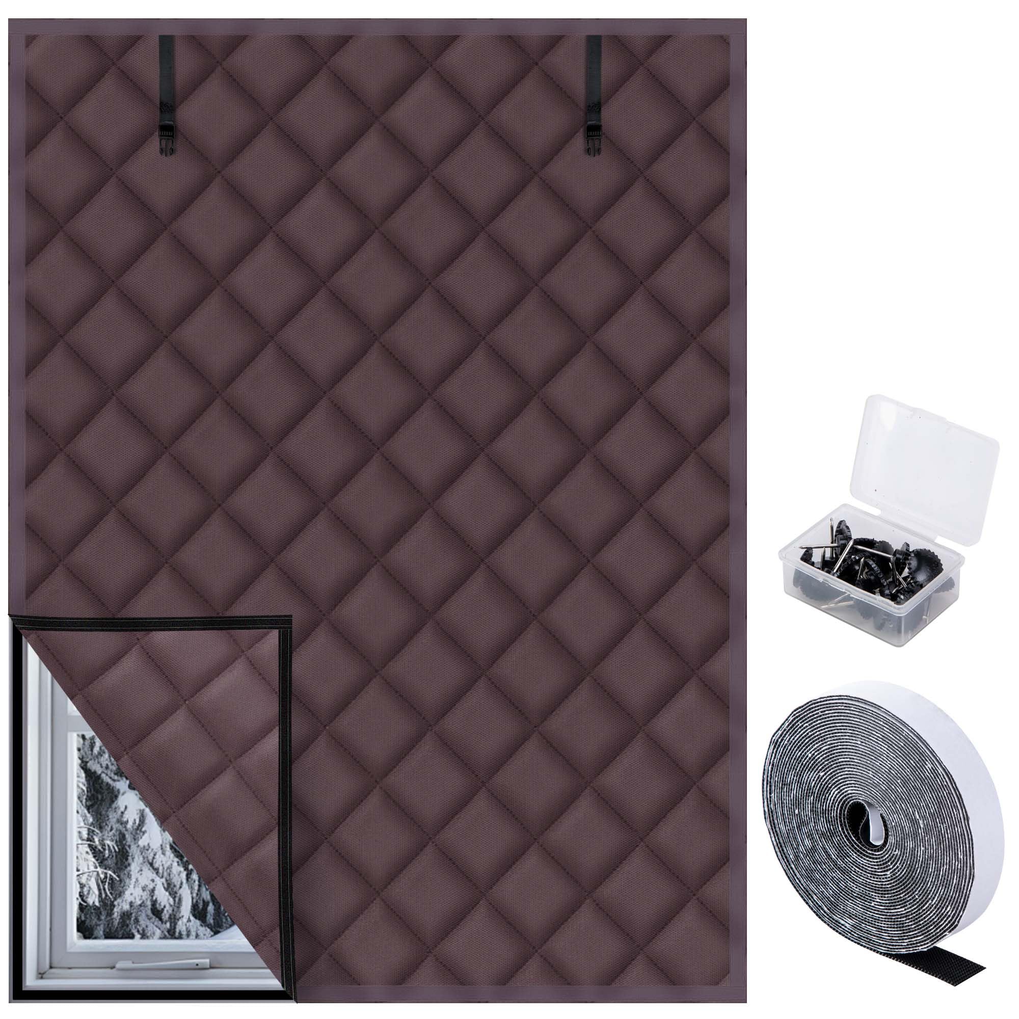 Nkiy Quen 3-layer window insulation 63x47 keeps warmth efficiently