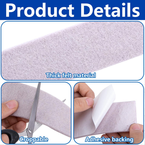 Beige adhesive-backed Nkiy Quen strip for easy installation