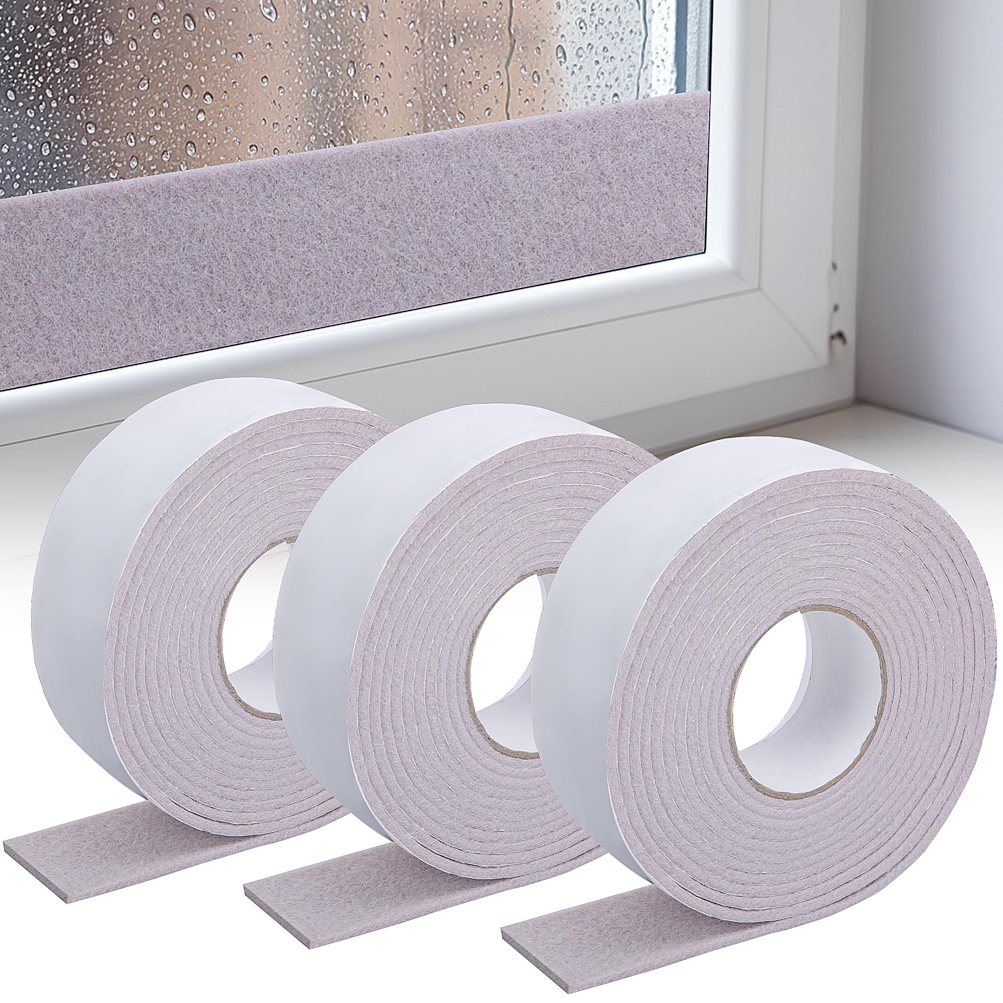 Nkiy Quen condensation absorber strip on a window preventing moisture buildup