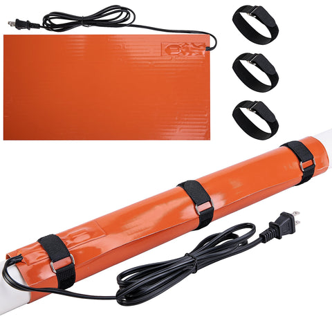 Nkiy Quen PVC heat blanket wrapped around a pipe for easy bending