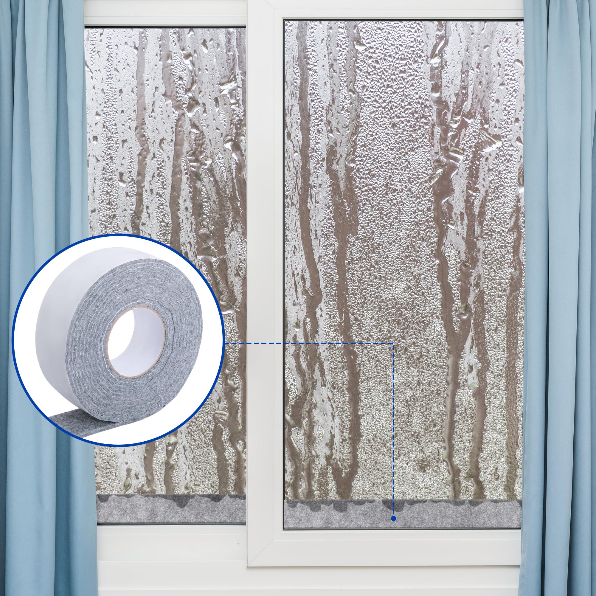 Nkiy Quen winter-use strips help keep bathrooms and balconies drier