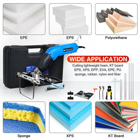 NLBFOU portable kit ideal for on site foam shaping projects.