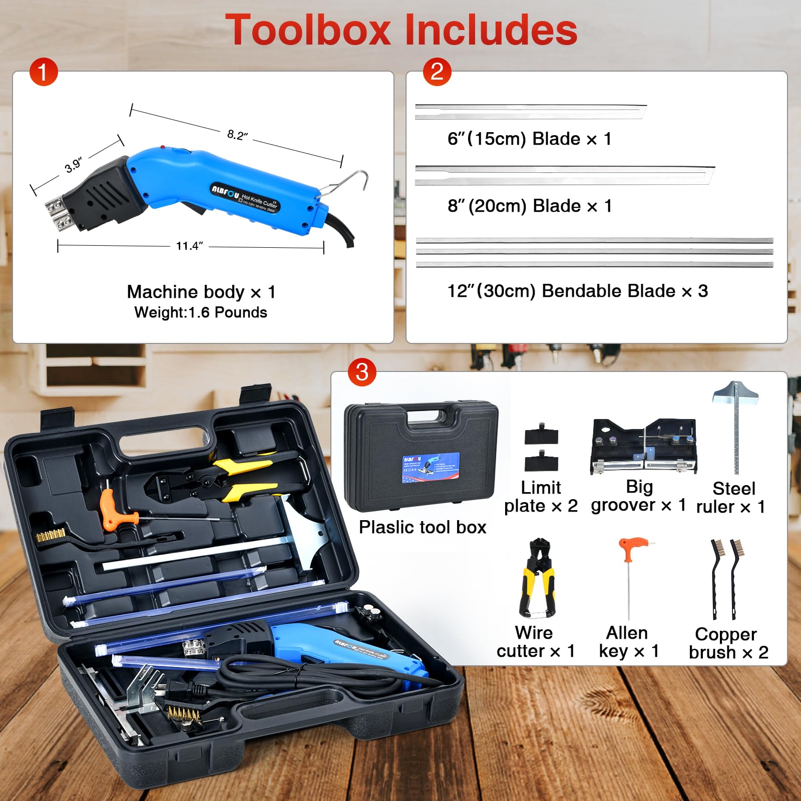 NLBFOU slotting tool carving KT board and polyurethane foam.