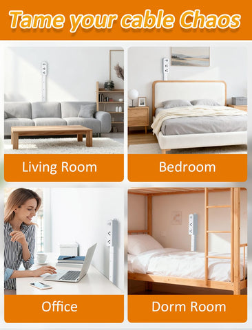 NLMRXI outlet extender stick includes accessories and a 2-year warranty