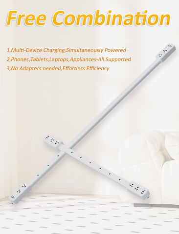 NLMRXI outlet extender stick mounts damage-free with velcro strips