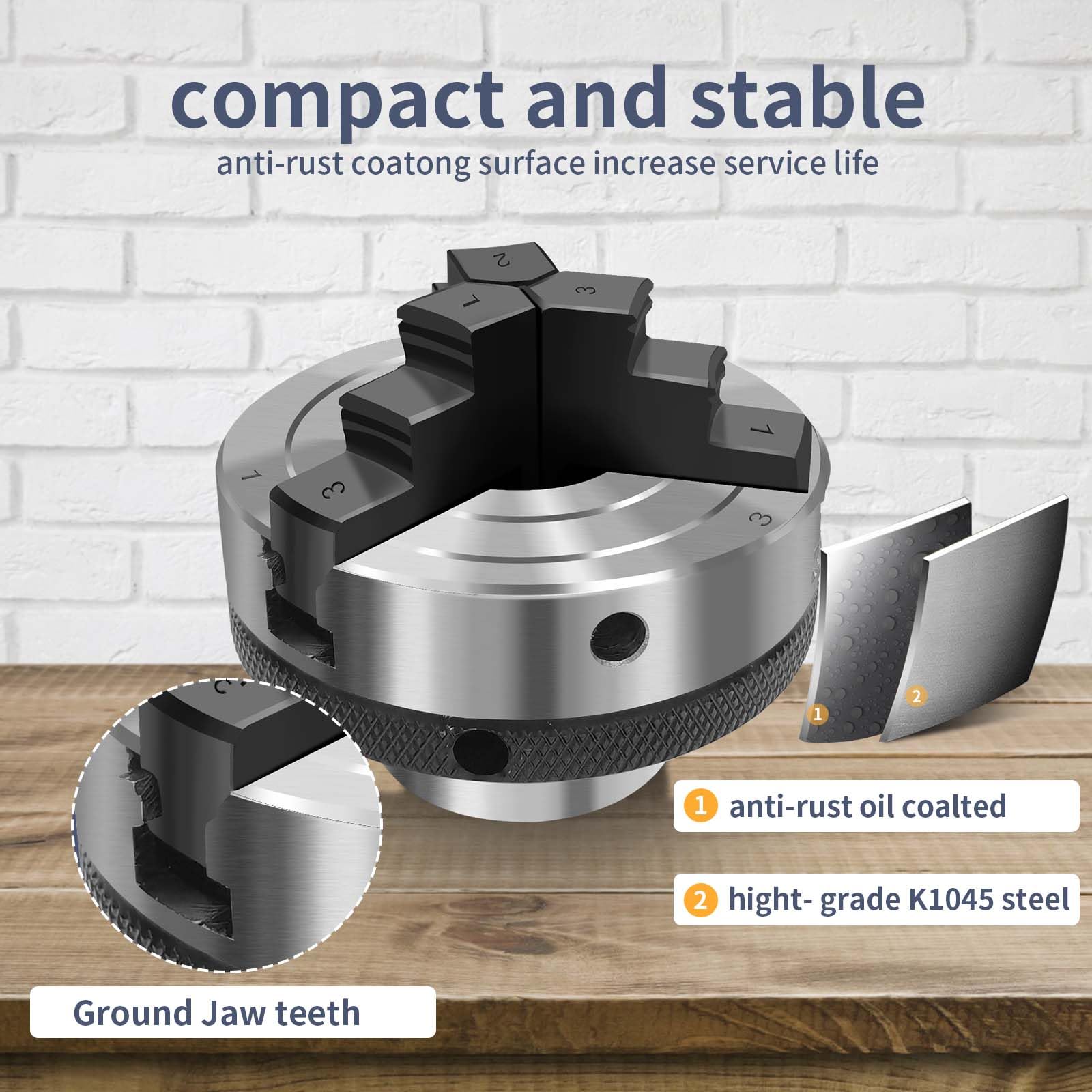 NNBWKIXI lathe chuck installation tools set enables smooth mounting