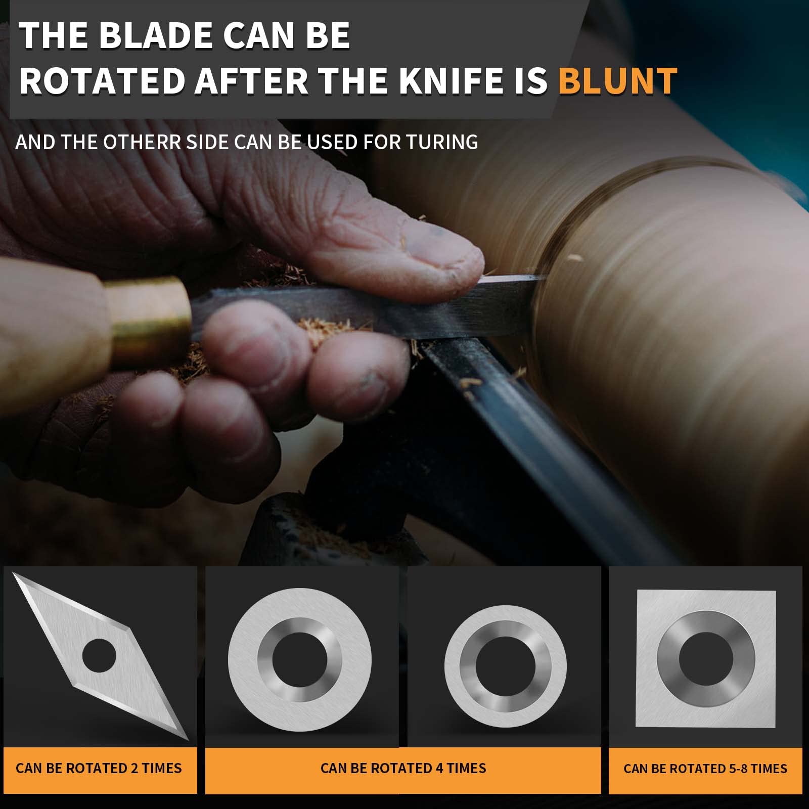NNBWKIXI mirror-finish carbide inserts resist corrosion for longer life