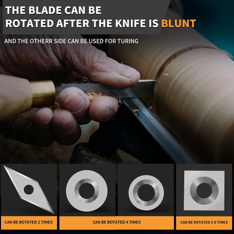 NNBWKIXI mirror-finish carbide inserts resist corrosion for longer life