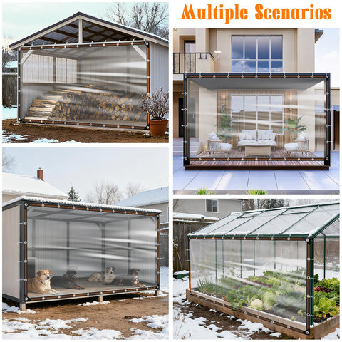 NNG tarp coverage for chicken coops keeps wind and rain out.