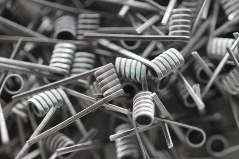 NNK Ni90 Ni80 wire closeup prepared for sturdy builds.