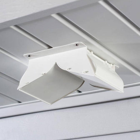 Removable bottom panel of No-Pest Vent enables easy, tool-free cleaning.
