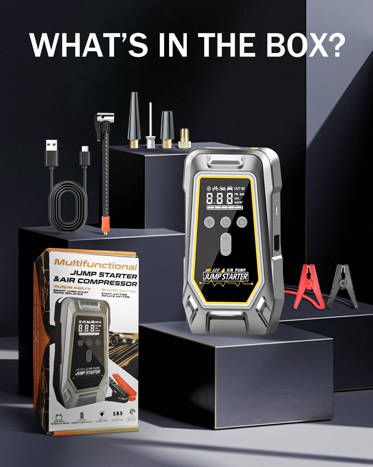 NOBIWA compact design fits in a glovebox for everyday readiness.