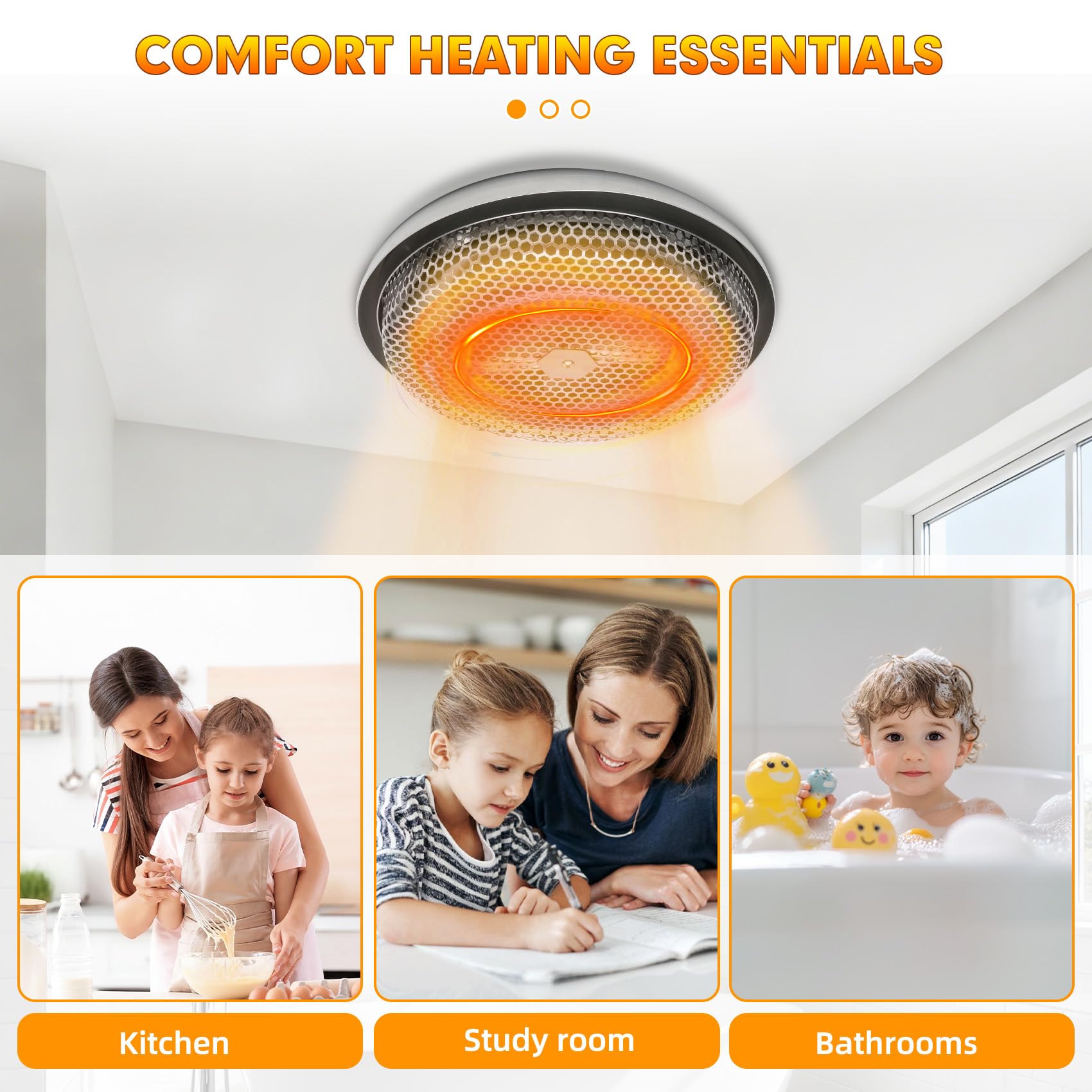 Noblequest enclosed metal sheath offers durable, reliable performance in humid rooms.