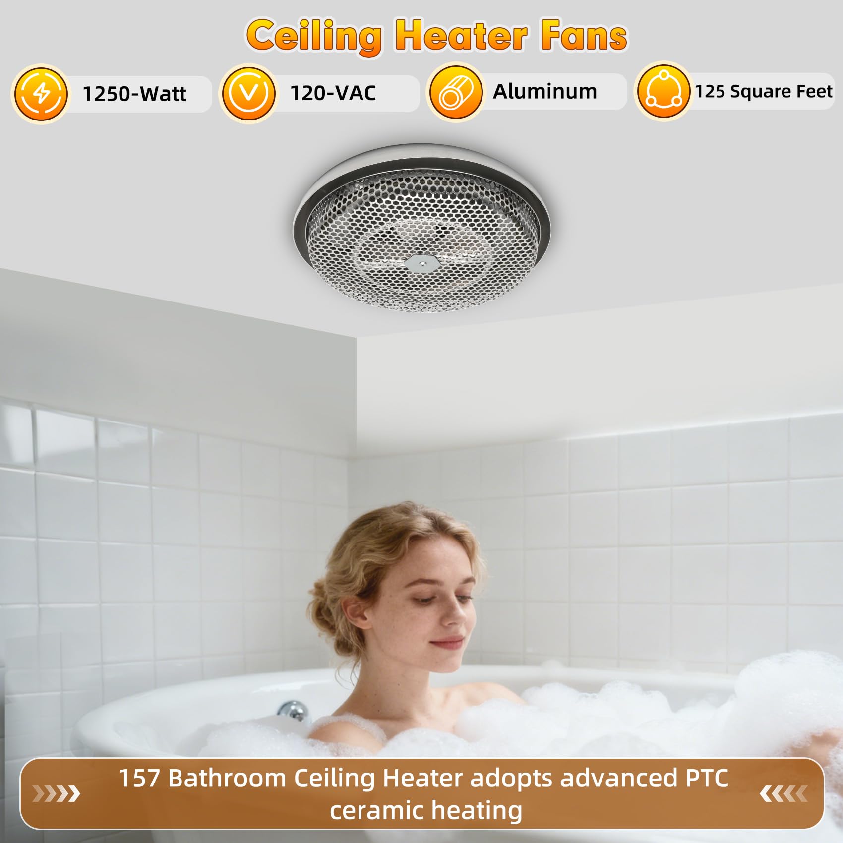 Noblequest thin-shell design with aluminum grilles blends into ceilings.