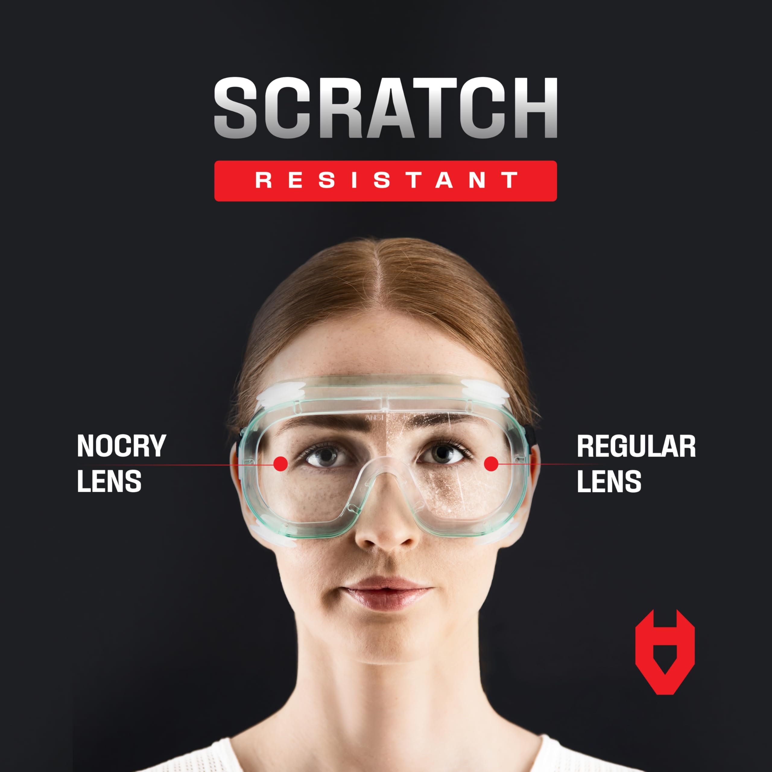 NoCry adjustable elastic headband ensures a secure, comfortable fit.