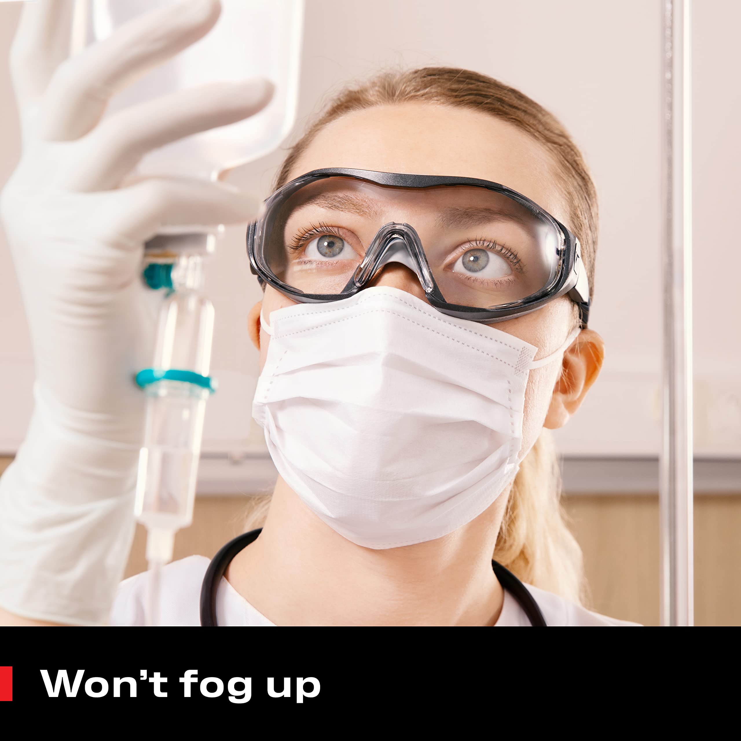 NoCry ANSI Z87.1 certified goggles for professional use in labs and workshops
