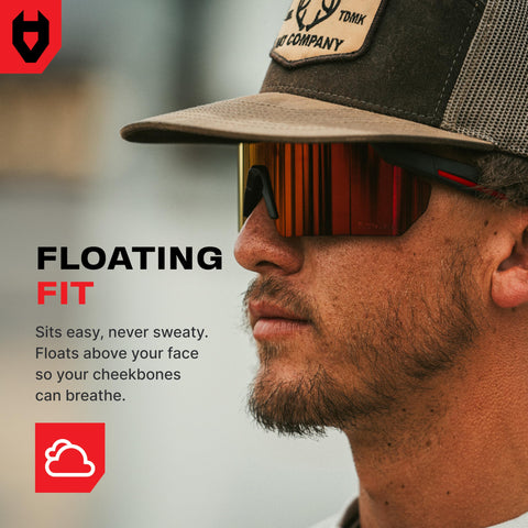 NoCry ANSI Z87 safety glasses with full face shield for debris defense