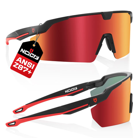 NoCry ANSI Z87 sunglasses with high contrast lens for sharper vision on the job