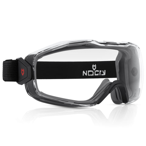 NoCry anti fog goggles over glasses fit over prescription eyewear securely.