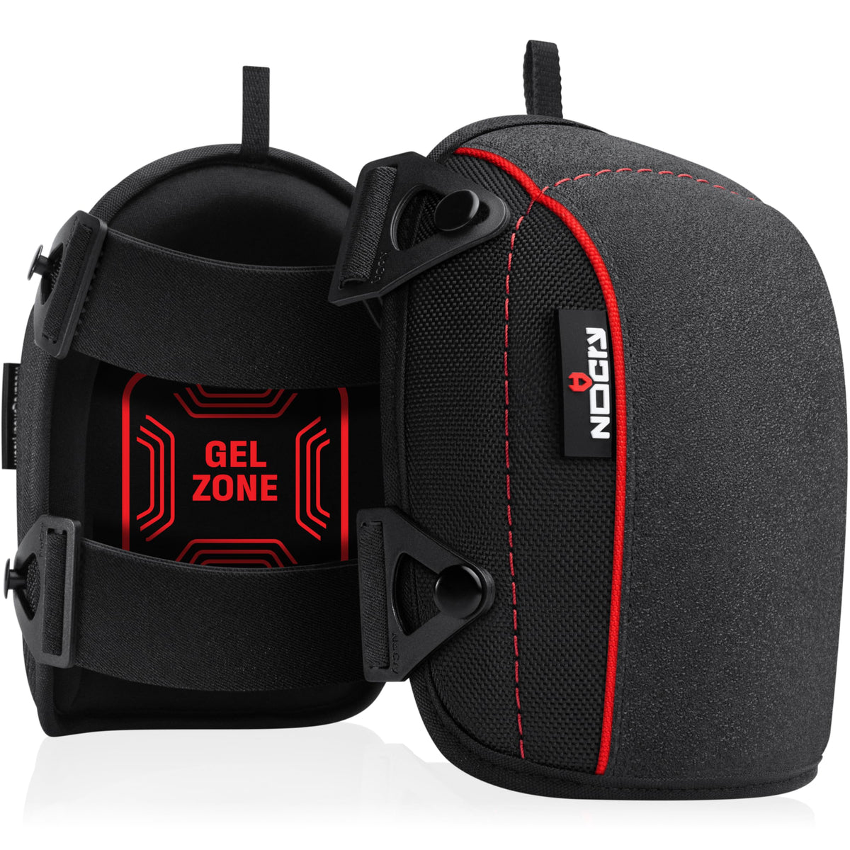 NoCry flooring knee pads with gel-area for even pressure relief during long install tasks.