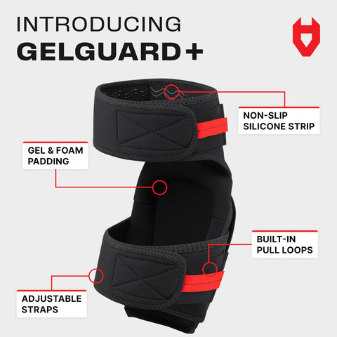 NoCry knee pads showing the dual-layer gel and foam cushion for comfort.