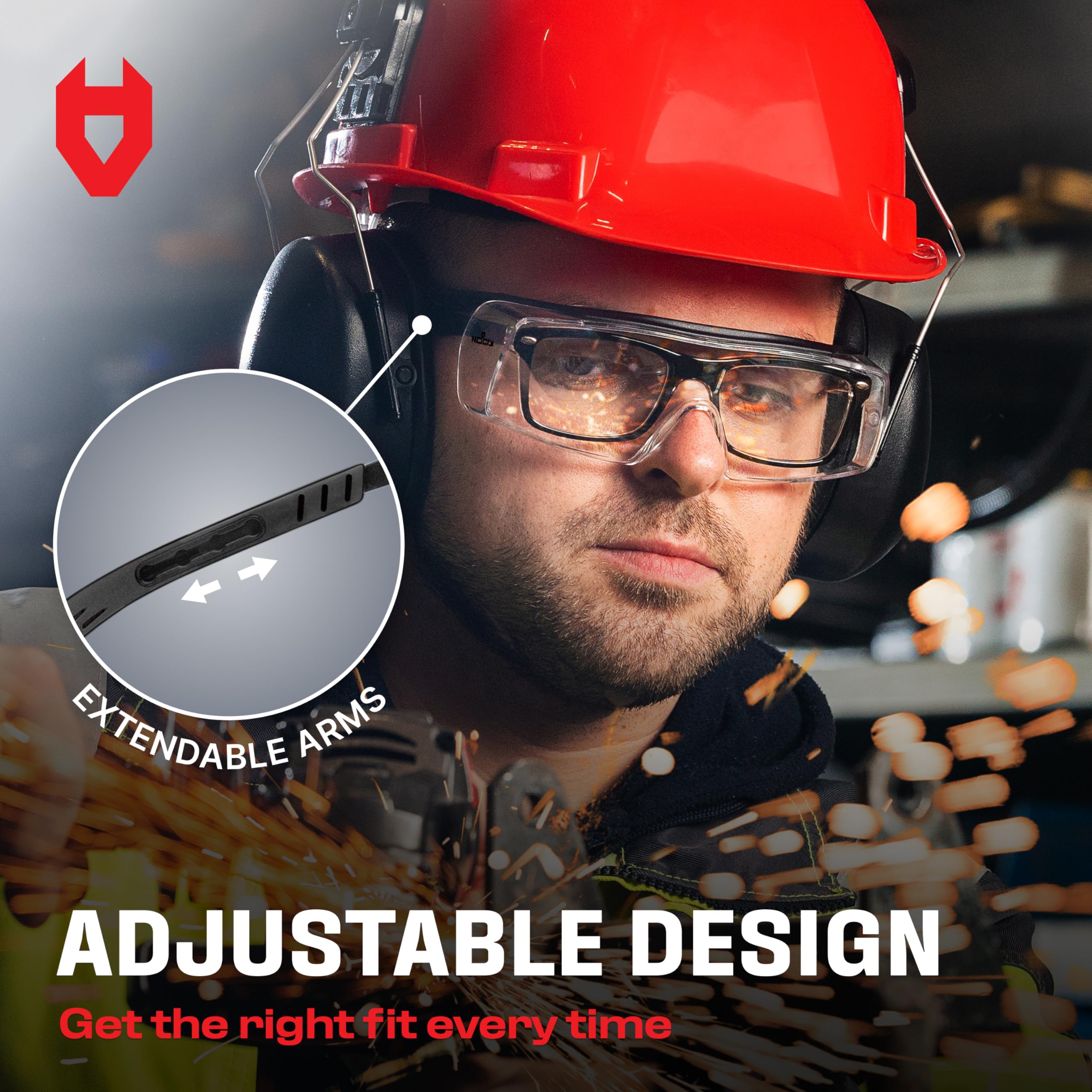 NoCry lifetime warranty reinforces confidence in safety eyewear.